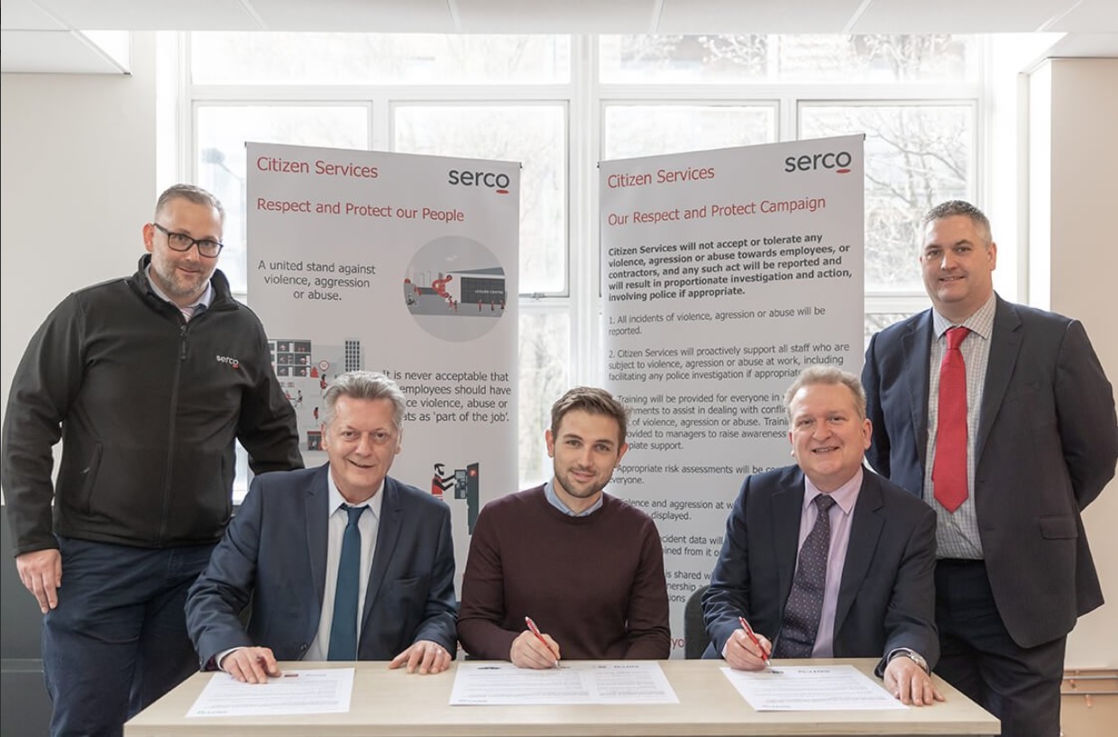 GMB sign up to Serco’s Charter of Protection and Respect and Protect campaign